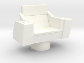 Bridge - Captain's Chair 12 in White Processed Versatile Plastic