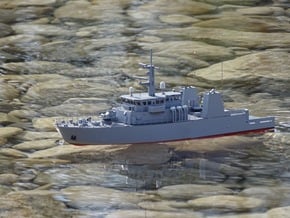 HMCS Kingston, Hull (1:200, RC) in White Natural Versatile Plastic
