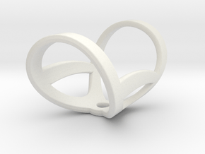 Infinity ring splint 6'' to 7'', length 32 mm in White Natural Versatile Plastic