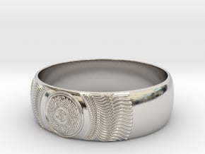 Martha - Ring in Rhodium Plated Brass: 9 / 59