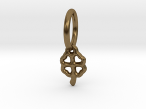 lucky Pendant in Natural Bronze