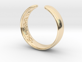 Until we all belong in 14K Yellow Gold