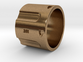 500 5-Shot Revolver Cylinder, Ring Size 12 in Natural Brass