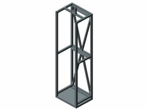 1/87 HO concrete preform cage holders in Tan Fine Detail Plastic