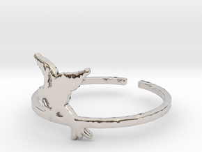 Bird Ring Design Ring Size 8 in Platinum