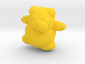 HoneyBerry Teddy Bear in Yellow Processed Versatile Plastic