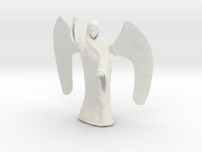 Angel  in White Natural Versatile Plastic