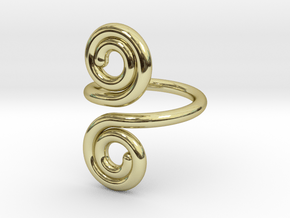 Wrap Ring in 18k Gold Plated Brass