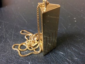 Fifth Element - Fire Stone in 14k Gold Plated Brass