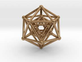 Hyper Icosahedron in Polished Brass