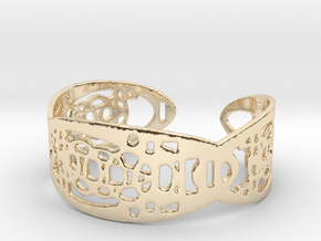 UI9 Design Bracelet 5,8 cm in 14K Yellow Gold
