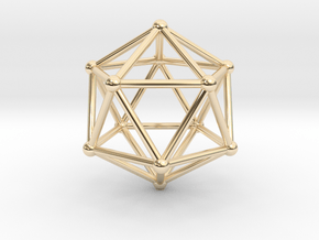 Icosahedron in 14K Yellow Gold