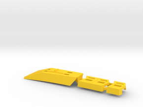 Omega Supreme Leg Clips or "Shields".  A set of cl in Yellow Processed Versatile Plastic