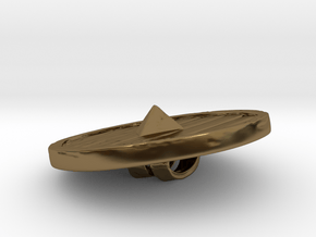 Woodenshield from Stonetowers in Polished Bronze: Large