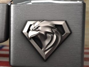 Eagle(Emblem) in Polished Silver