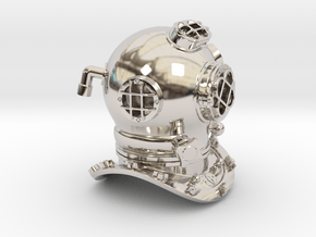 Diving Helmet in Platinum