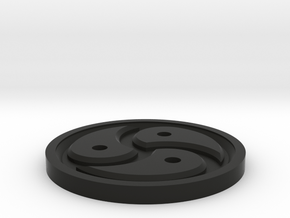 Triskelion Token in Black Natural Versatile Plastic