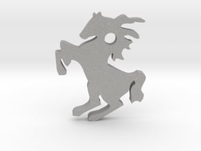 Horse Pendant in Aluminum