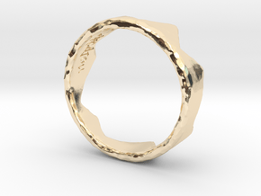 Fraction (Size 8) in 14k Gold Plated Brass