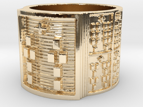 BABA OTURA MEYI Ring Size 13.5 in 14K Yellow Gold