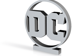 DC Logo in Tan Fine Detail Plastic