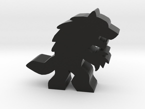 Game Piece, Werewolf Attack in Black Natural Versatile Plastic