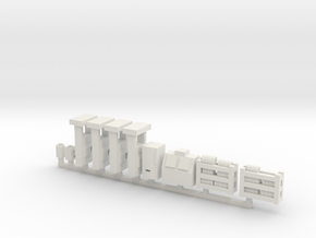 Modern Gas Station Accessories - Sscale in White Natural Versatile Plastic