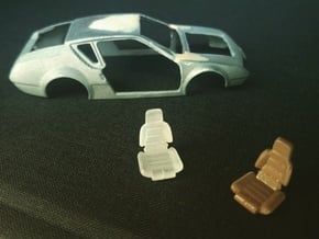 1/55 siège Alpine A310 / seat car in Tan Fine Detail Plastic