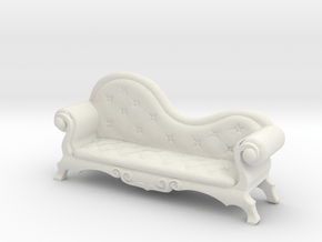 Chaise Lounge 3 in White Natural Versatile Plastic