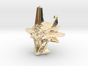 Mask Of Ultimate Power in 14k Gold Plated Brass