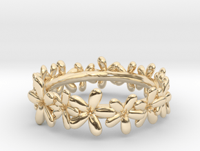 The Daisyband in 14K Yellow Gold: 12 / 66.5