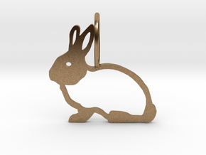 Cute Rabbit in Natural Brass