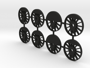 TH&B As-class 1-48 Driver Set For Proto48 Tyres in Black Natural Versatile Plastic
