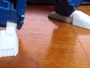 Classics Truck Leader Feet and Ankles (Tall) in White Processed Versatile Plastic
