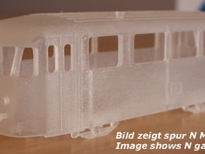 Vorserien Schienenbus Spur N in Smooth Fine Detail Plastic