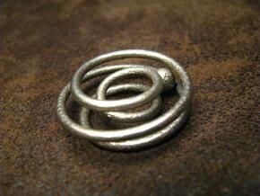 One ring to rule the ball in Polished Bronzed Silver Steel