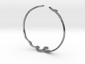 Drip Bracelet - Large in Polished Silver: Small