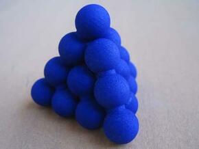 Stan's Tetrahedron in Blue Processed Versatile Plastic