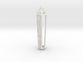 Filigree Crystal in White Natural Versatile Plastic
