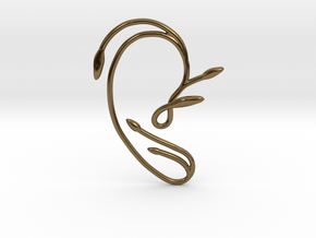 Ear Cuff of Belle (Right Ear) in Polished Bronze