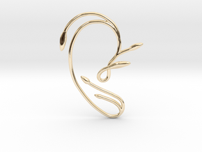 Ear Cuff of Belle (Right Ear) in 14K Yellow Gold