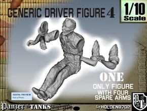 1-10 Generic Driver 04 in White Natural Versatile Plastic