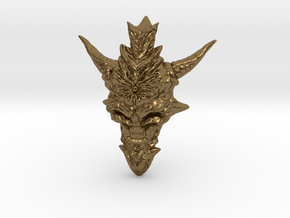 Dragon Head Pendant Top 01 in Natural Bronze
