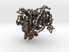 Phi29 Polymerase in Polished Bronzed Silver Steel: Small