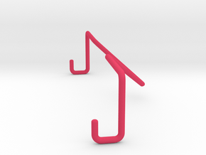 Smartphone Stand in Pink Processed Versatile Plastic