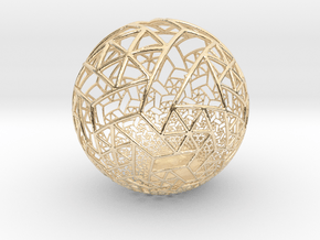 Grid Bulb II in 14k Gold Plated Brass