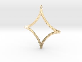 Astroid Pendant in 14k Gold Plated Brass