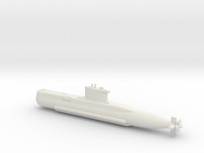 1/350 Type 209 - 1200 class submarine in White Natural Versatile Plastic