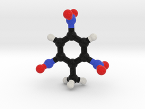 TNT Molecule Model, 3 Sizes. in Full Color Sandstone: 1:10
