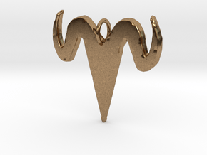 Antlers of Horns in Natural Brass